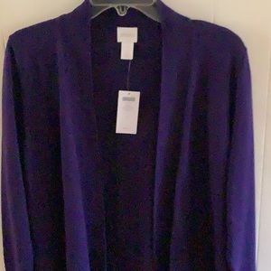 NWT Chico’s purple cardigan